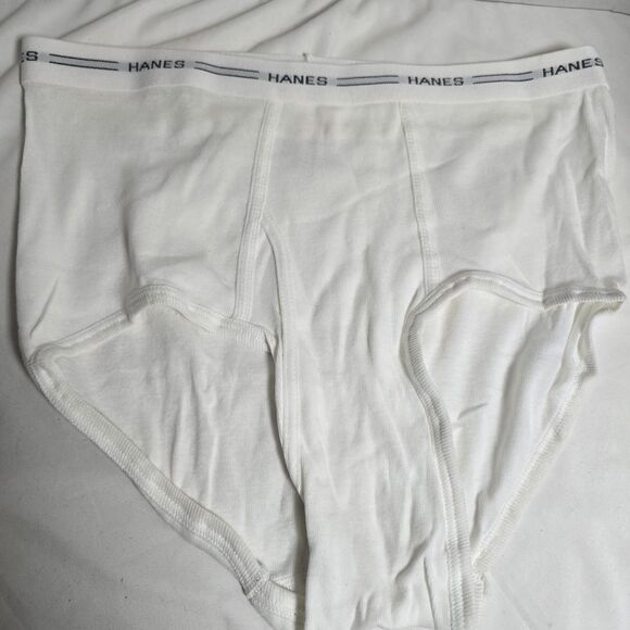 Hanes Men's Briefs Comfort Flex Size XL 15763 3 Pairs NEW Logo Band 100% Cotton - Picture 4 of 7